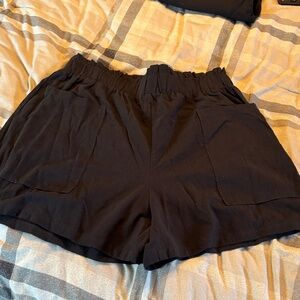 Women's Black Casual Shorts